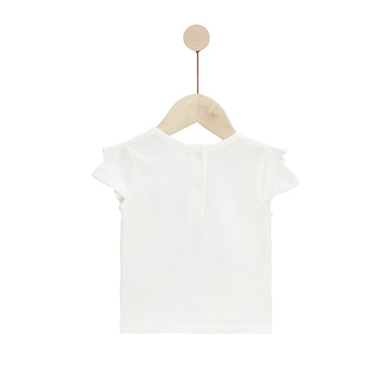 Travel With Love T-shirt manches courtes   Écru        de               P'tit bisou