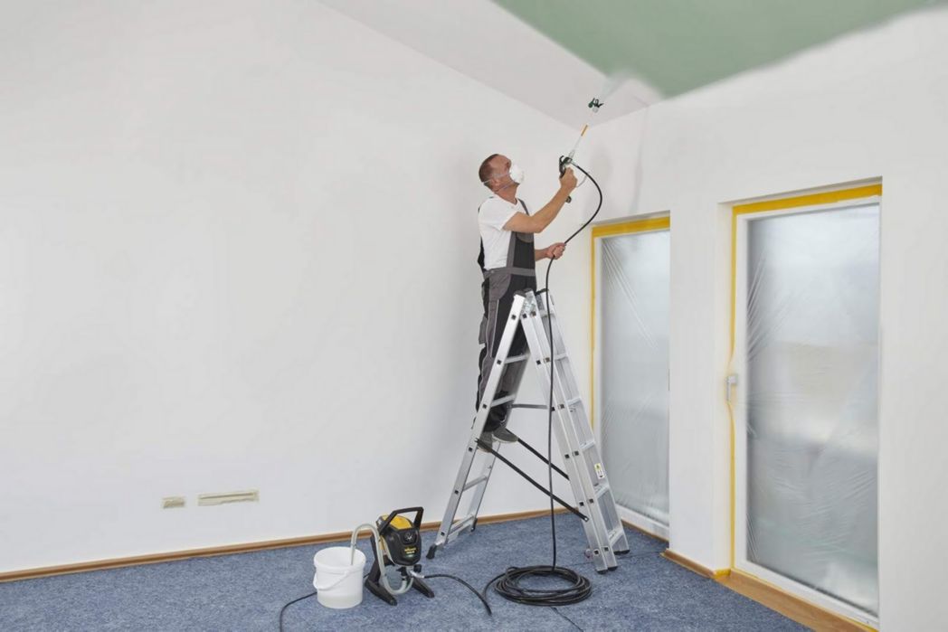Pistolet de peinture airless WAGNER Control Pro 250 M pour peintures murales, apprêts, vernis et lasures, 15 m² - 2 min, réglage de la pression, 110 bar, tuyau de 9 m