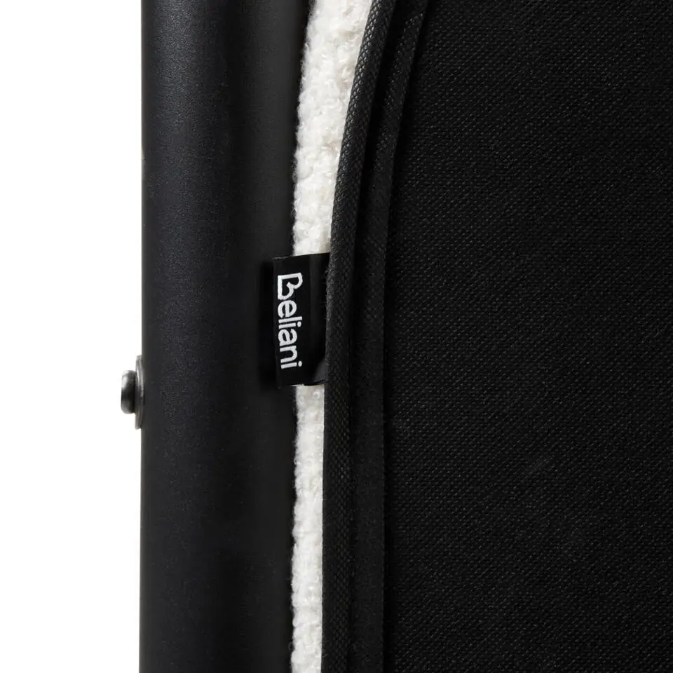 DANNEMOIS - Tweepersoonsbed - Gebroken wit - 160x200 cm - Bouclé