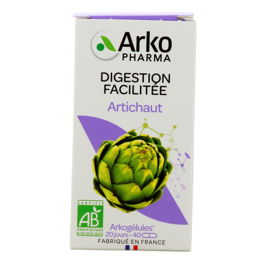 Arkogélules Artichaut Bio 40 ou 130 gélules