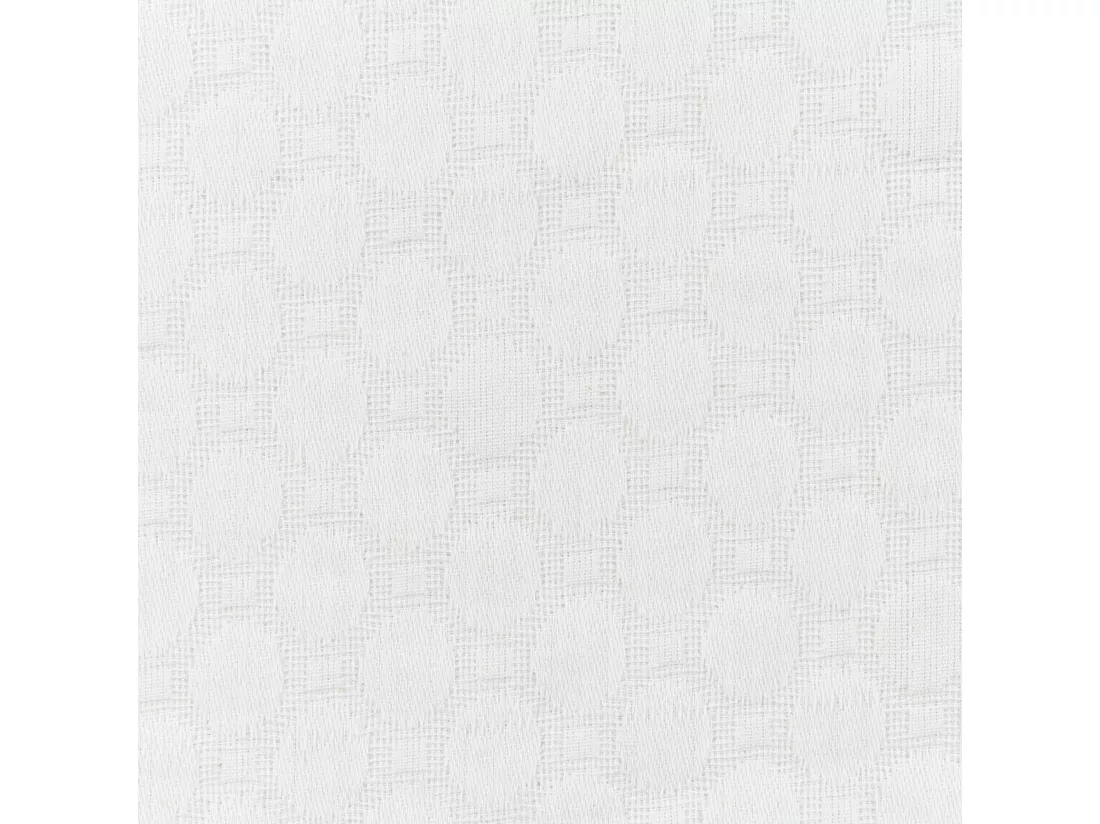 Couvre-lits LINDULA Coton 150 x 200 cm Blanc cassé
