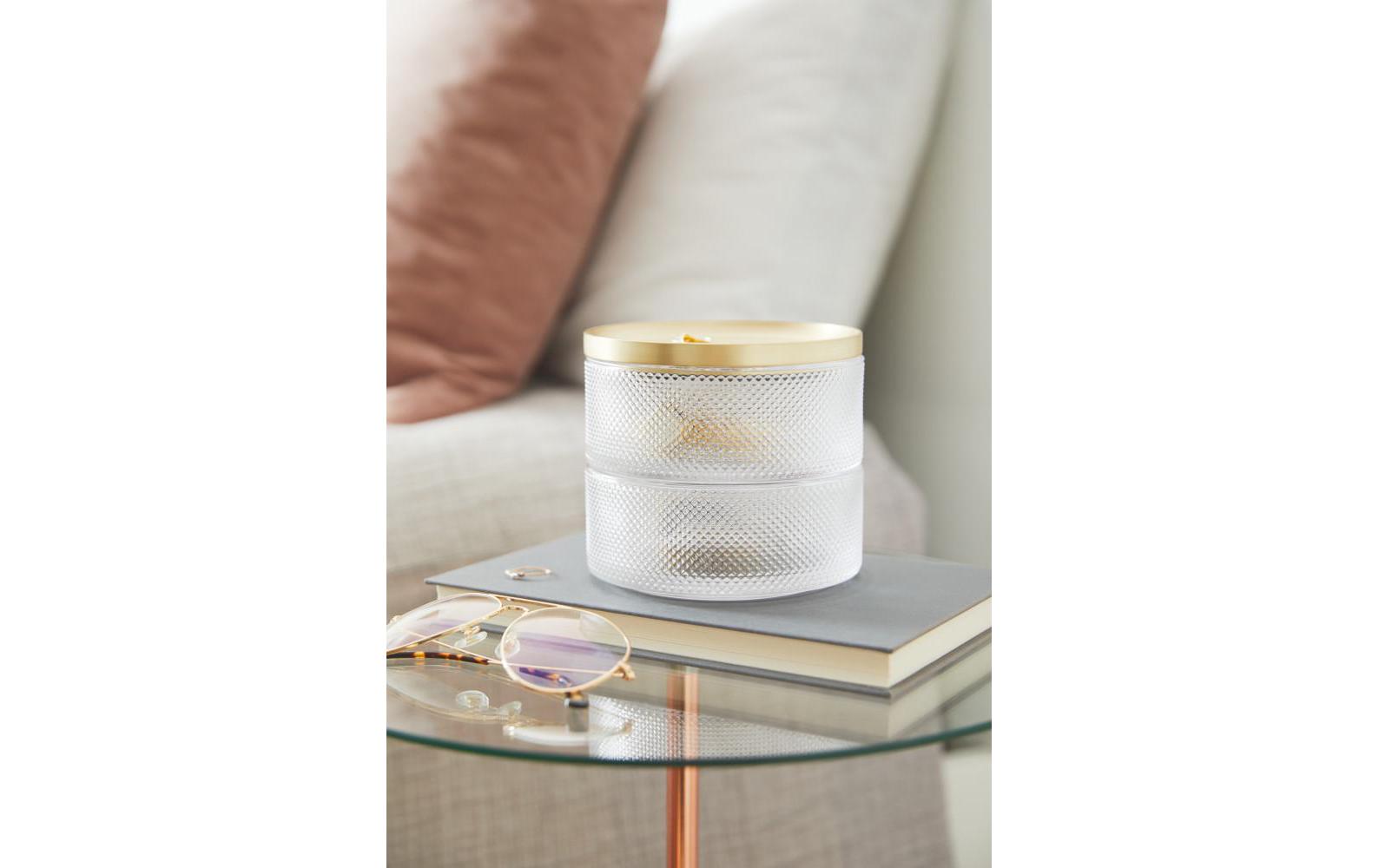 Schmuckschatulle Tesora Ø 15 cm GoldSchmuckdose von Umbra