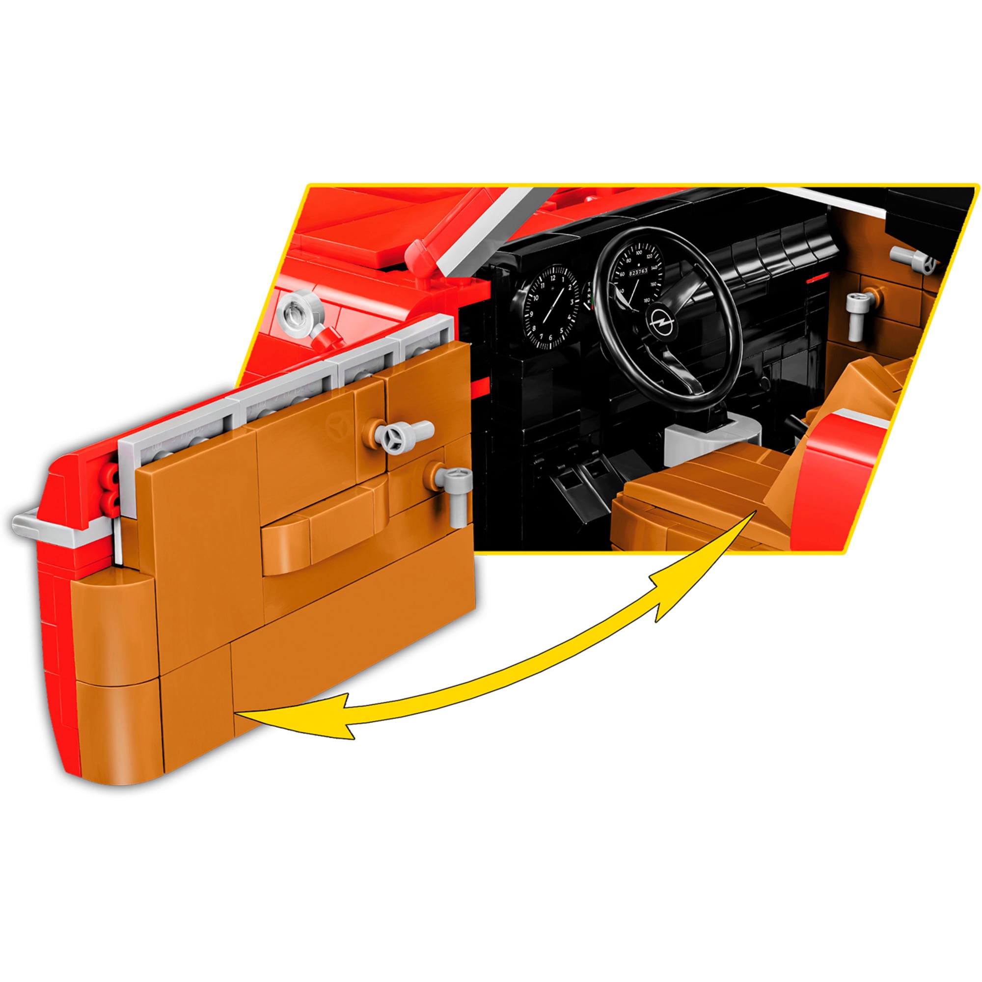COBI Konstruktionsspielzeug Opel Rekord C Coupe - Executive Edition