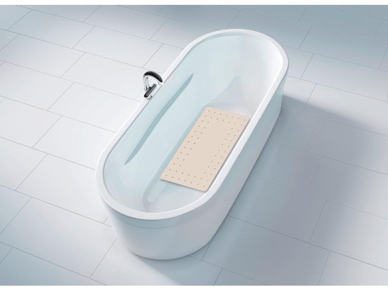 Wenko Badewanneneinlage Mirasol Beige Nachhaltige Badewannenmatte