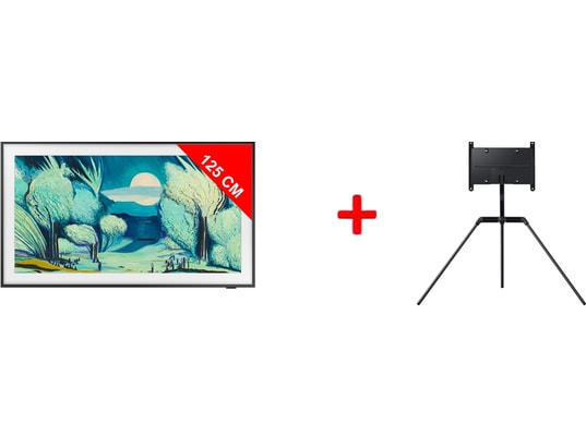 SAMSUNG - TV QLED 4K 125 cm TQ50LS03FA + VG-SESB11K