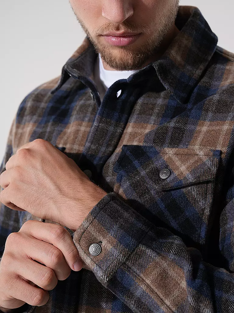 WOOLRICH Overshirt beige