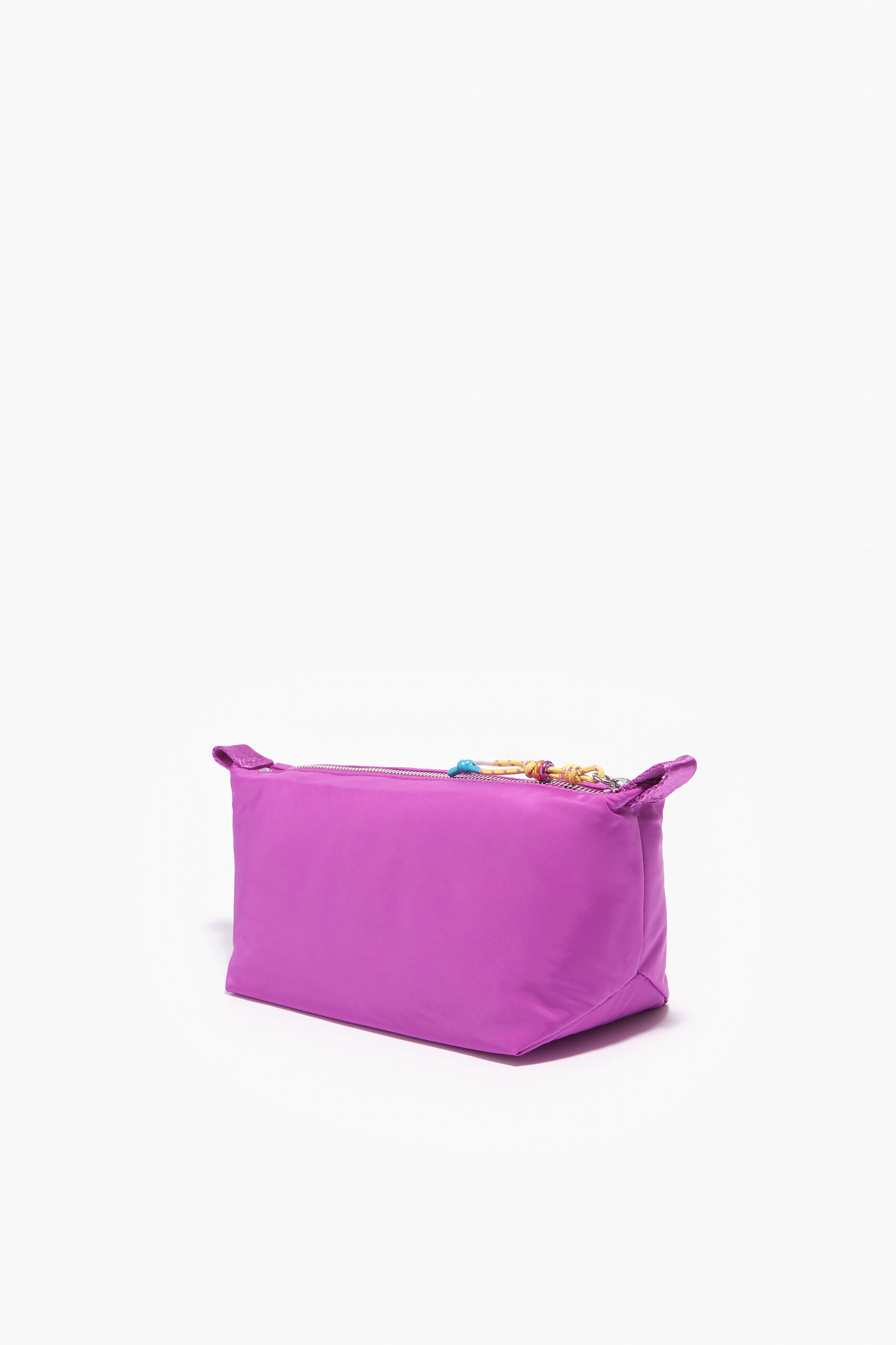 Nécessaire trapezoidal rosa tamanho M