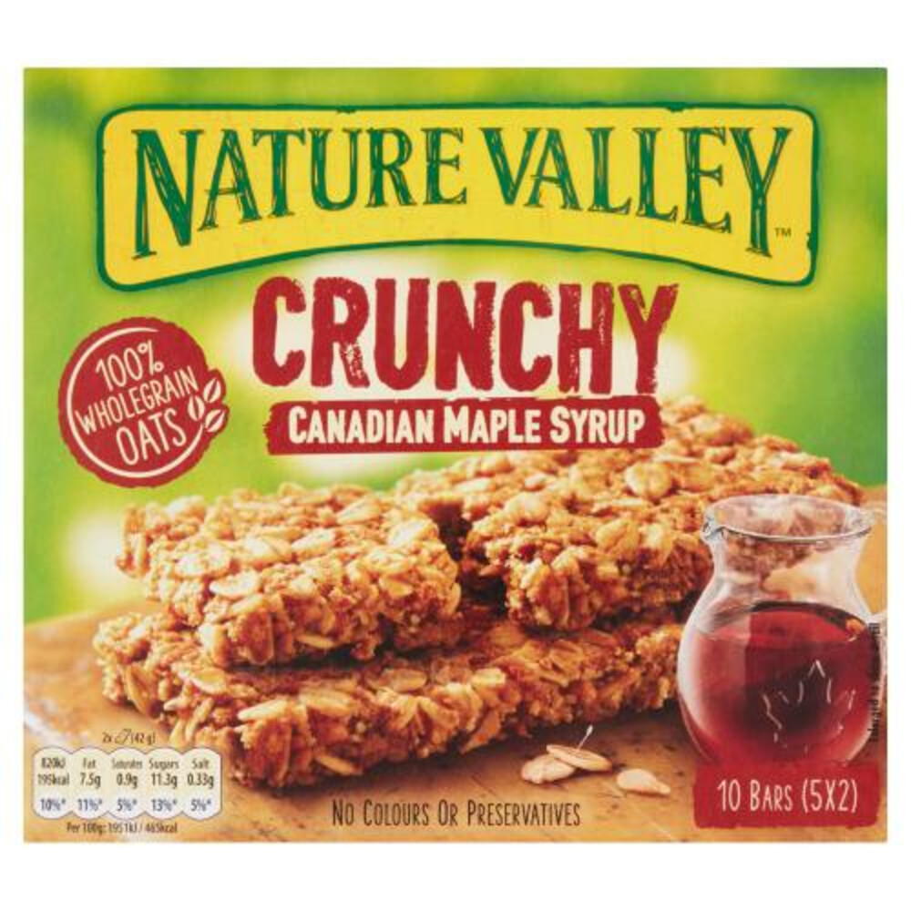 Nature Valley Crunchy Canadian Maple Syrup5x2 stuks