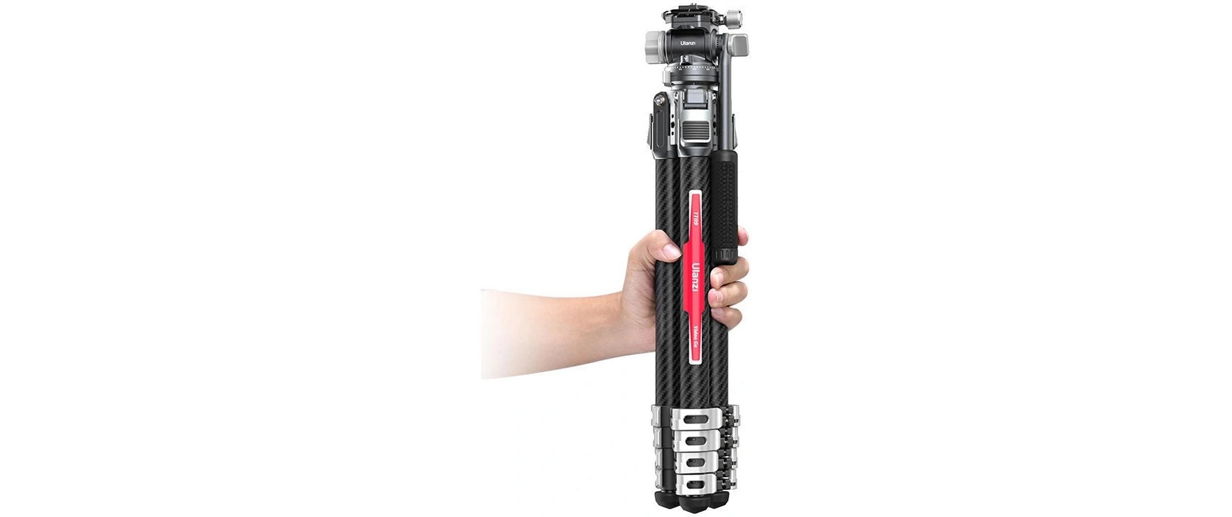 Stativ TT09 mi F38 System<br>Leichtes Reisestativ aus Kohlefaser F38 System
