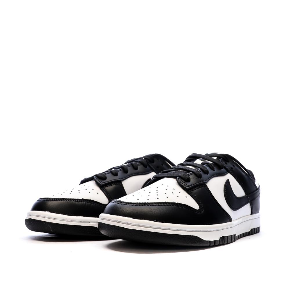 Nike Baskets Blanches/Noires Homme Nike Dunk Low Retro