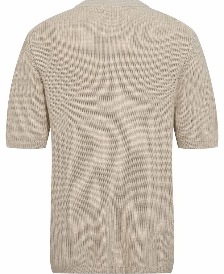 Magasin du Nord Collection Nylan fishermans knit t-shirt - Organic GOTS Rainy day