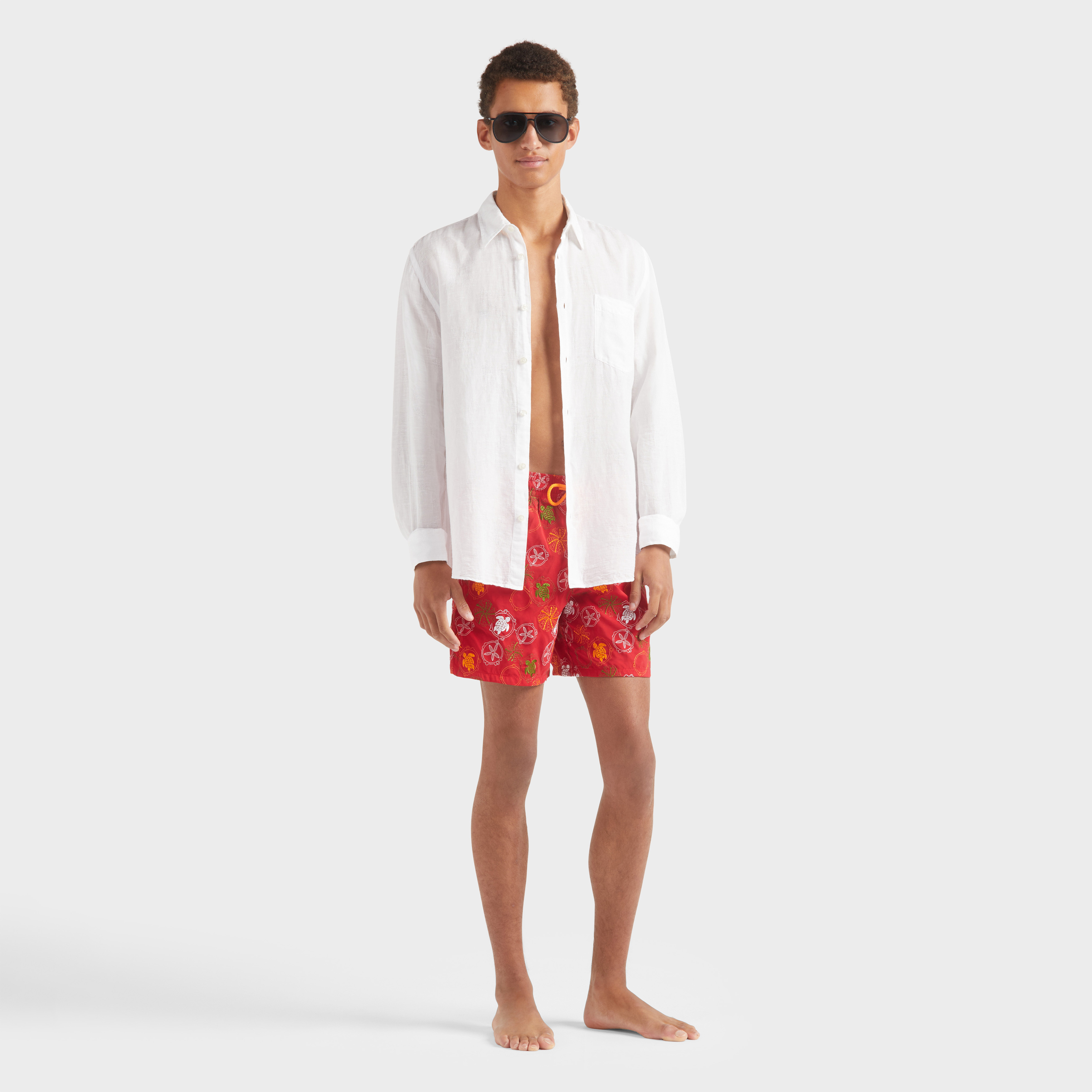Maillot de bain homme brodé Oursins - Edition Limitée