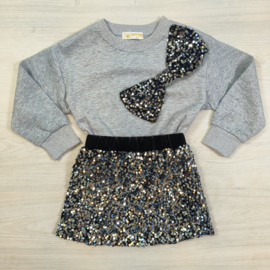Bow & Paillet set - grijs