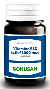 Bonusan B12 Actief 1000mcg   Vitamine D3 25mcg/1000 IE - Combiset 2 Stuks