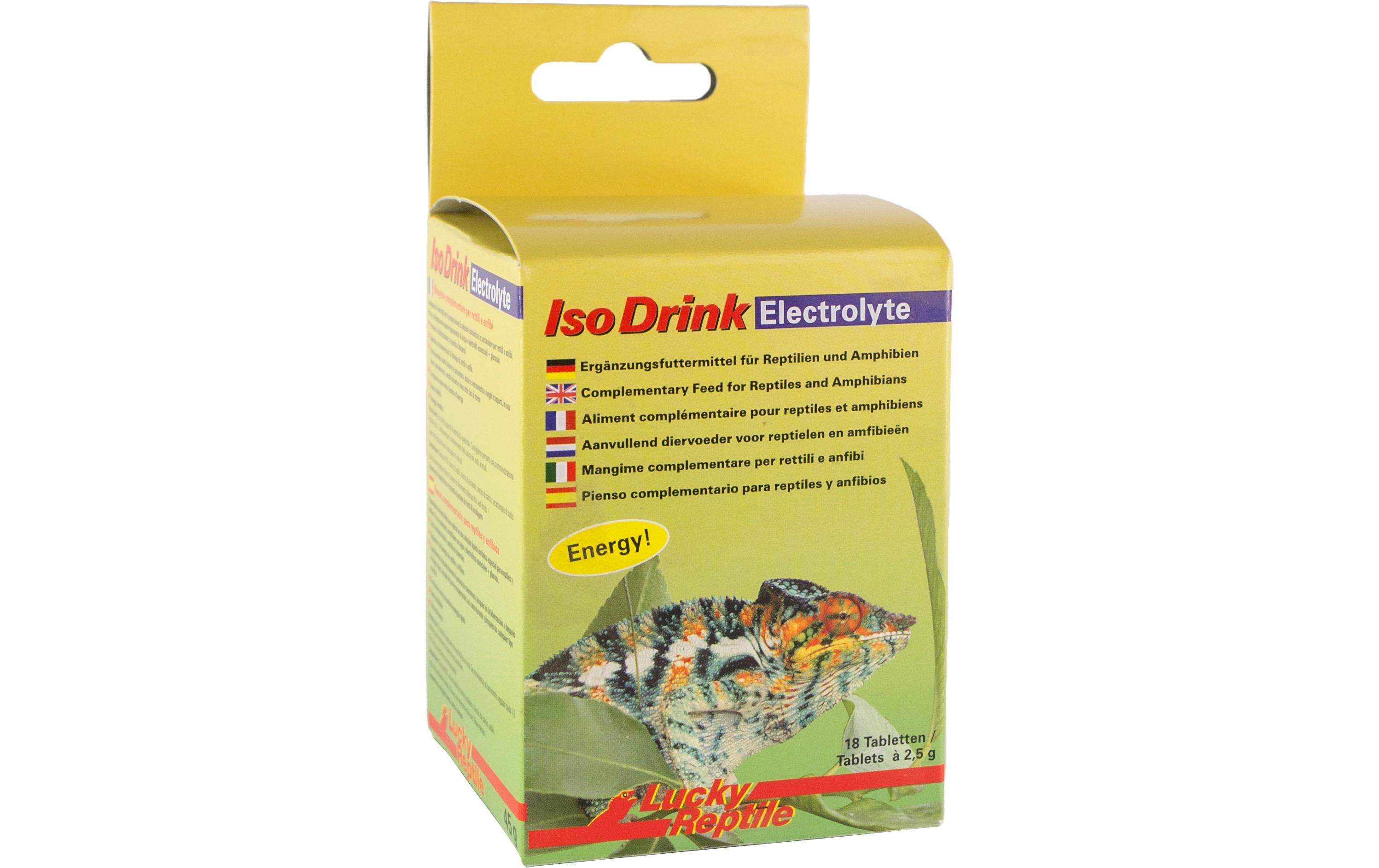 Ergänzungsfutter Iso Drink Elektrolyte 45 gErgänzungsfutter für Reptilien und Amphibien
