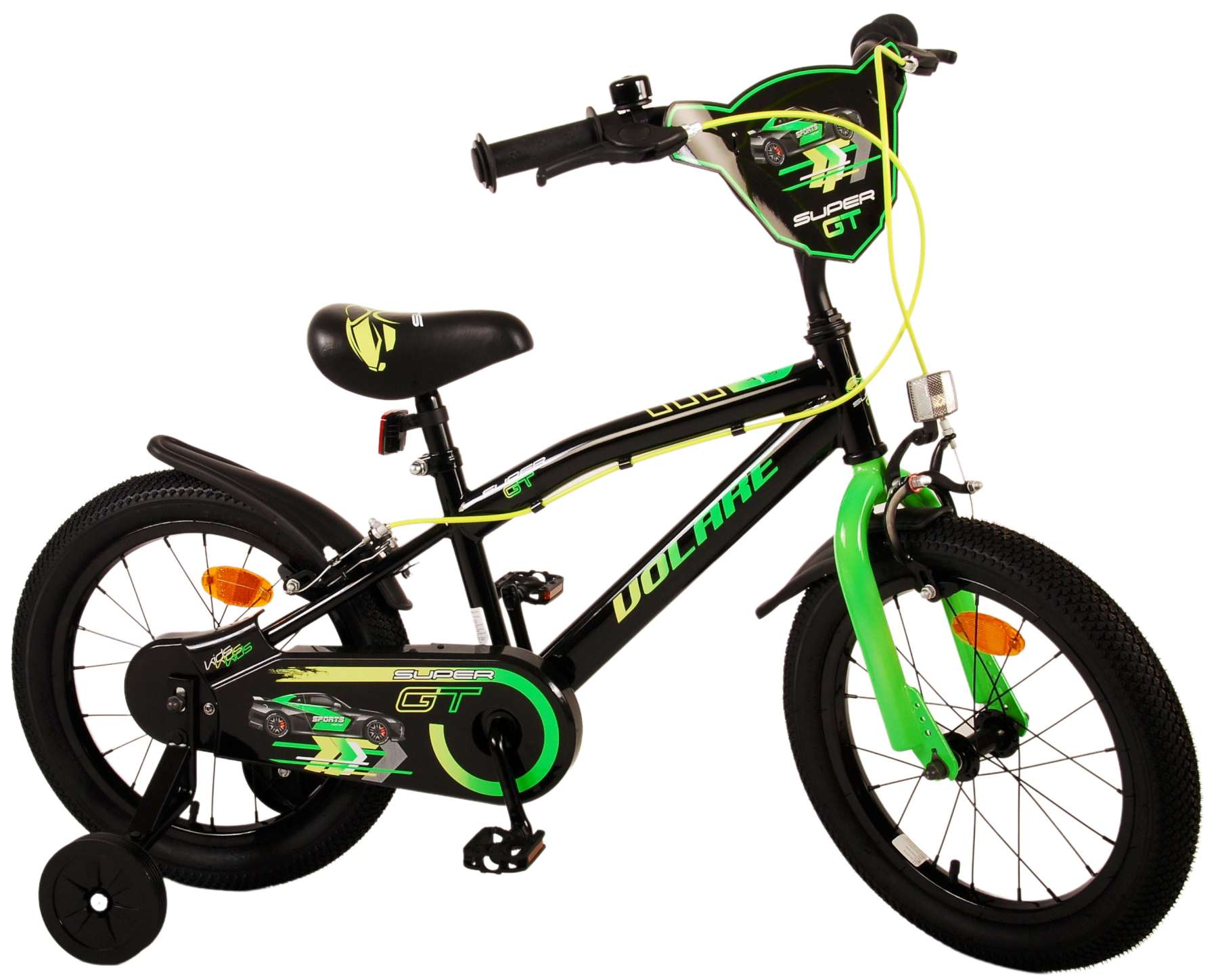 Kinderfahrrad Super GT Fahrrad für Jungen 16 Zoll Kinderrad in Grün