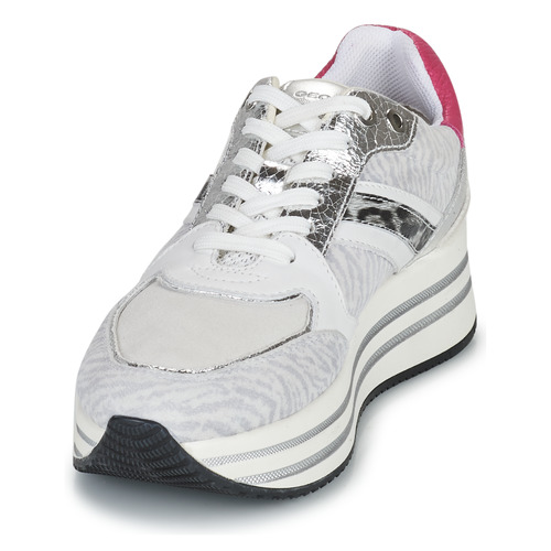 Geox - D KENCY B - Gris / Rose