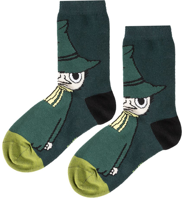 Mummitrollet Snufkin Sokker, Grønn