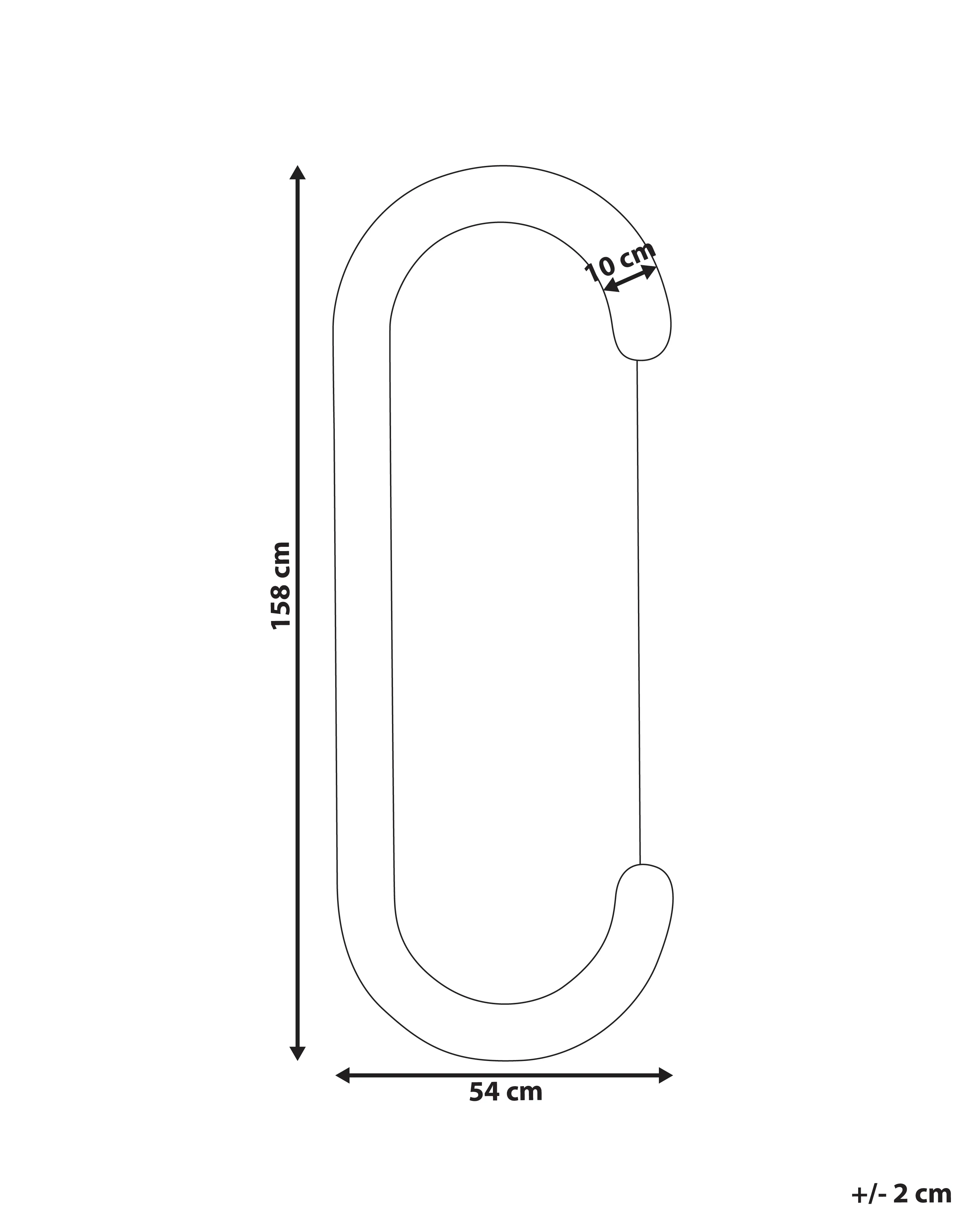 Wandspiegel LOCHES 54 cm 158 cm Fluweel Zwart