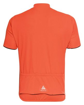 Maillot Manches Courtes 1/2 zip Odlo Essential Orange