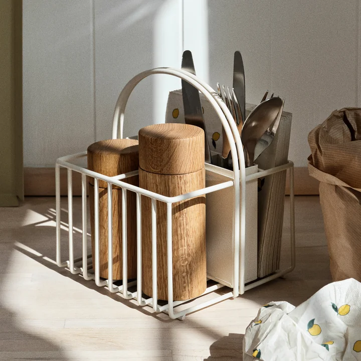 Broste Copenhagen - Oak Salz- und Pfeffermühle H 13 cm, Eiche