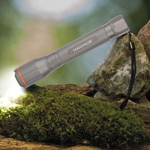 Lampe torche 1250 lm - 10W - fonction focus - IP44 - titan