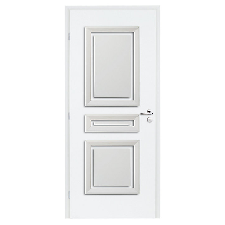 Habillage de porte 3 panneaux Albane