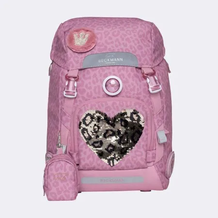 Beckmann Classic 22 Liter - Furry, 6-teiliges Schulrucksack-Set