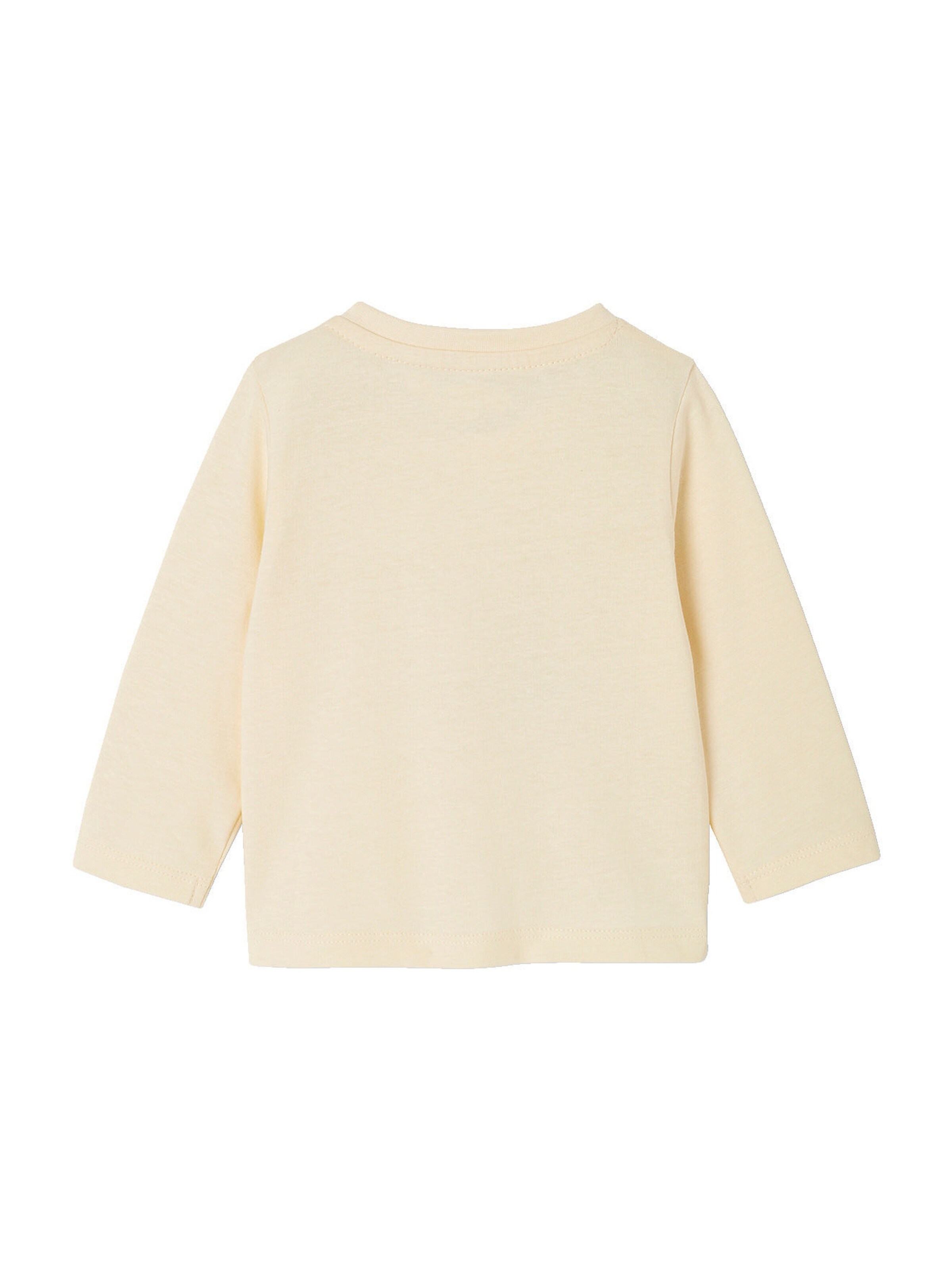 Vertbaudet 2er-Pack Baby Shirts BASIC, Print & Streifen khaki