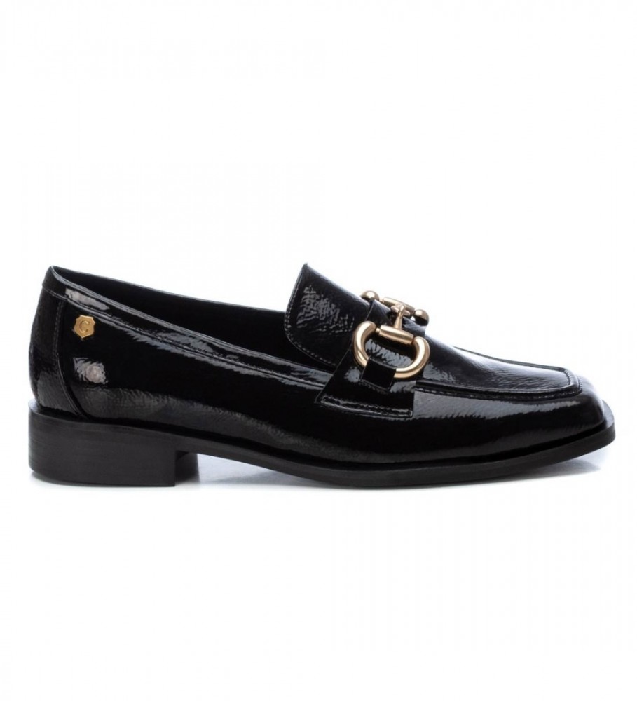 Mocassins de couro Carmela 161149 pretos