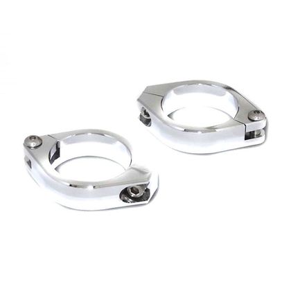 Support Clignotant Brazoline aluminium chrome diamètre 42 à 43 mm Universel - Gris