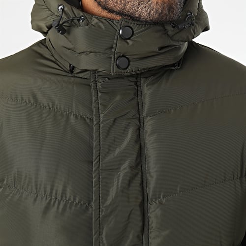 Doudoune Capuche Vert Kaki