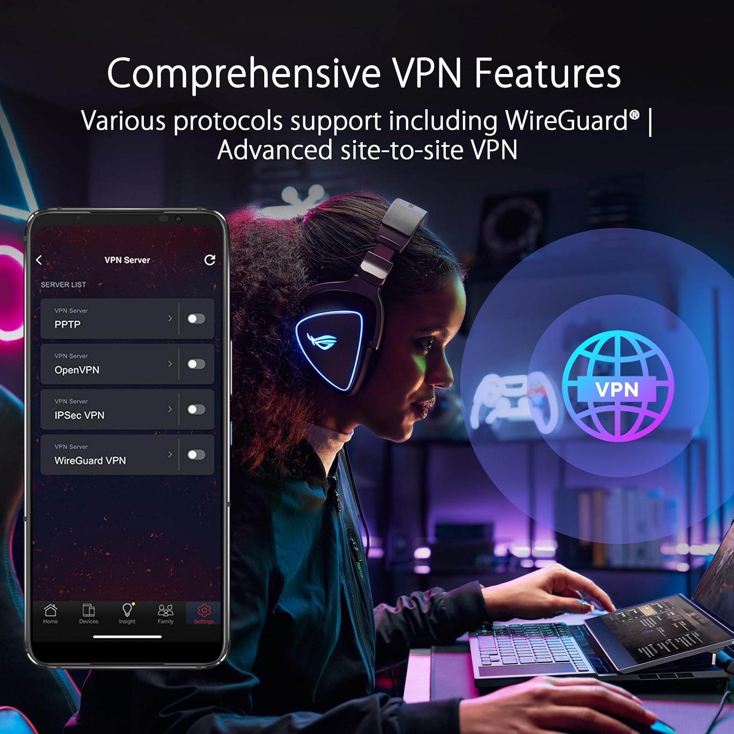 ASUS ROG GT-BE98 - Routeur gaming Wi-Fi 7