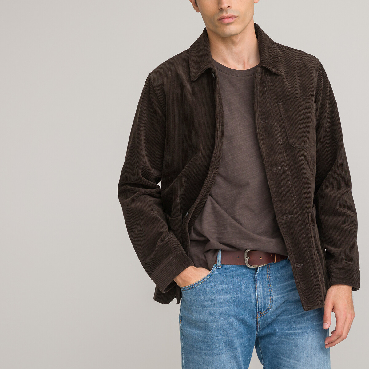 COLEÇÕES LA REDOUTE<br>Colete de trabalho em fluweel, assinatura HECTOR