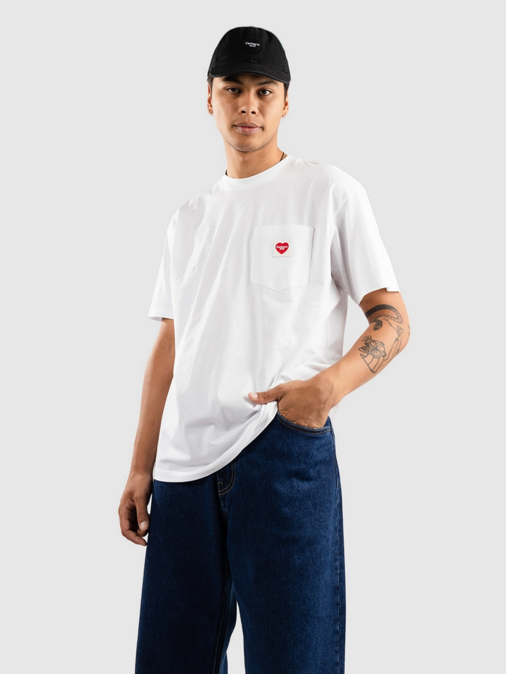 Carhartt WIP Pocket Heart T-Shirt white