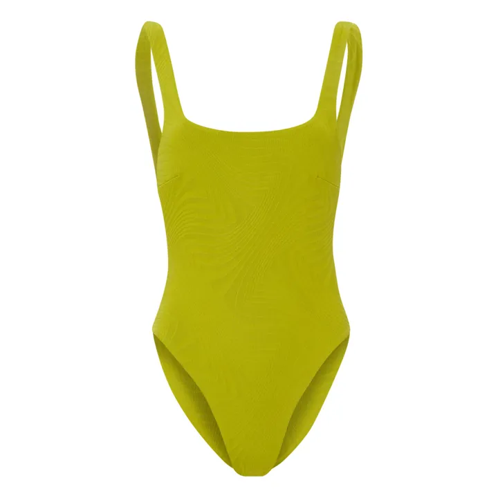Fella Swim Maillot 1 Pièce Cruise Texturé | Vert olive