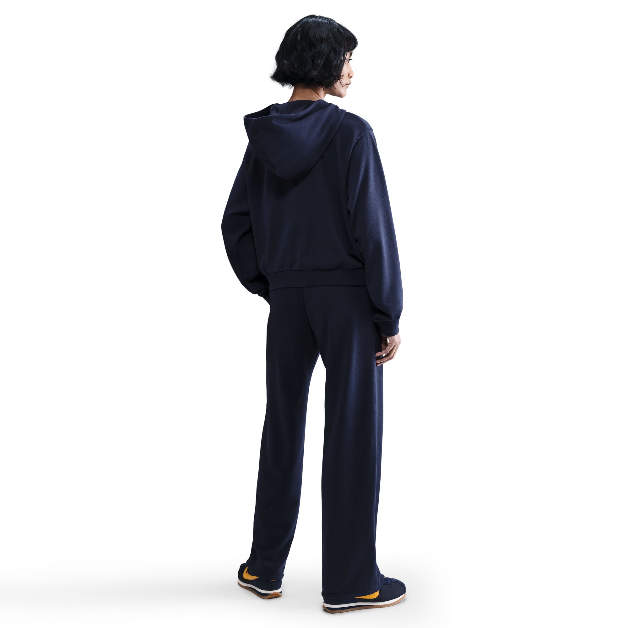 Sportswear Chill Terry Full-Zip Hoody Dame 410/Midnight Navy/Sail