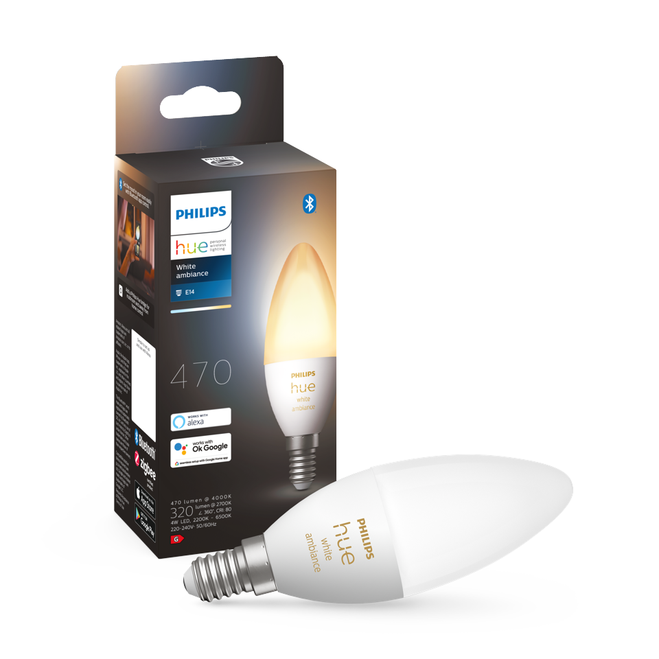 Philips Hue - E14 Single Bulb- White Ambiance