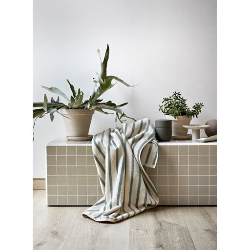 Høie Everyday Stripe Håndklæde, Aqua, 70x140 cm