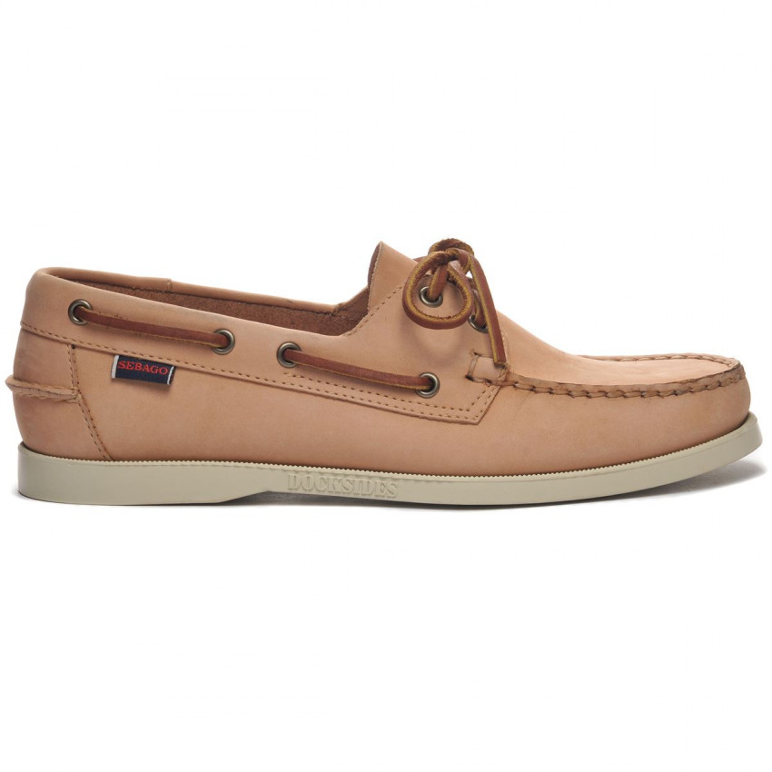 DOCKSIDES PORTLAND vegtan hand natural-Chaussures bateau pour homme en cuir Portland