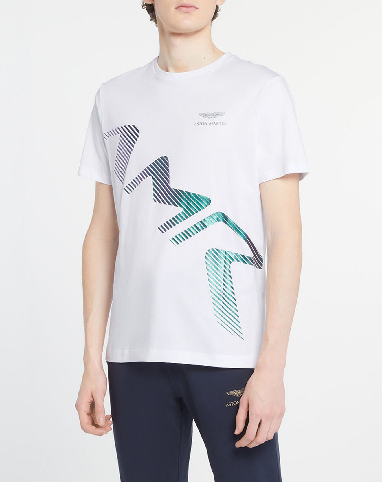 Hackett London T-Shirt Aston Martin Racing blanc