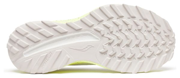 Chaussures Running Saucony Ride TR2 Blanc/Jaune Femme