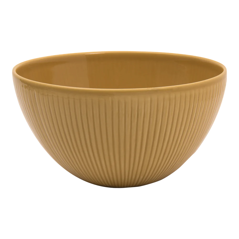 Saladier Bohémia 20 cm moutarde Table passion