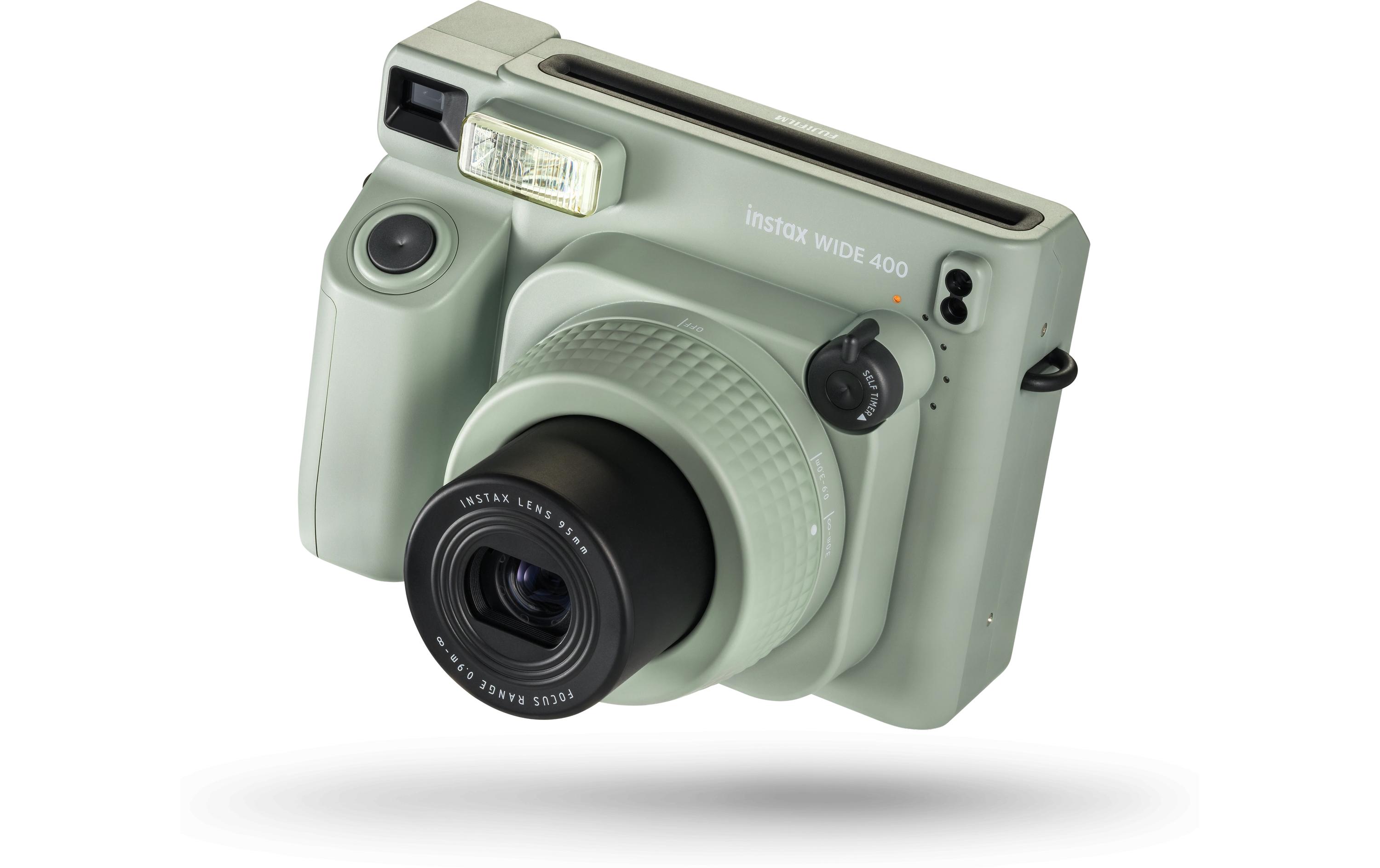 Fotokamera Instax Wide 400 Grün<br>Analoge Grossformat-Sofortbildkamera, mit der Sie alles entdecken können, was breit ist