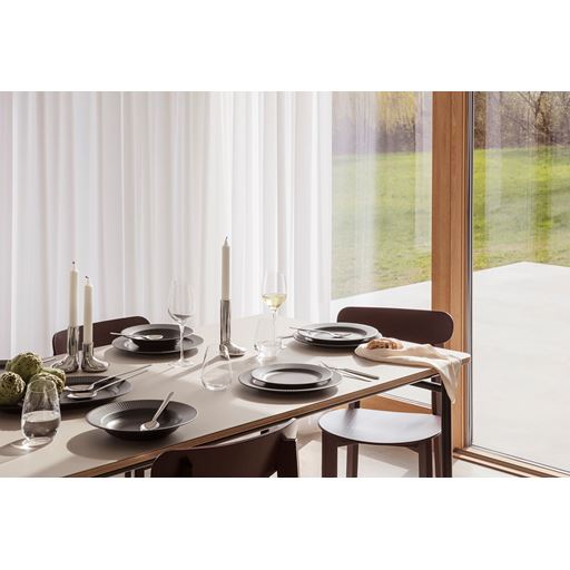 Eva Trio Legio Nova Dyb Tallerken, Black, Ø25 cm