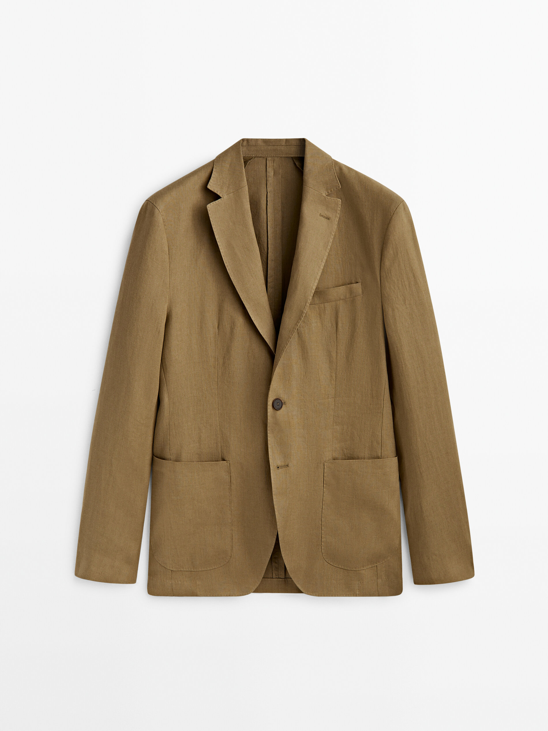 Traje Americana 100% linho - BEGE