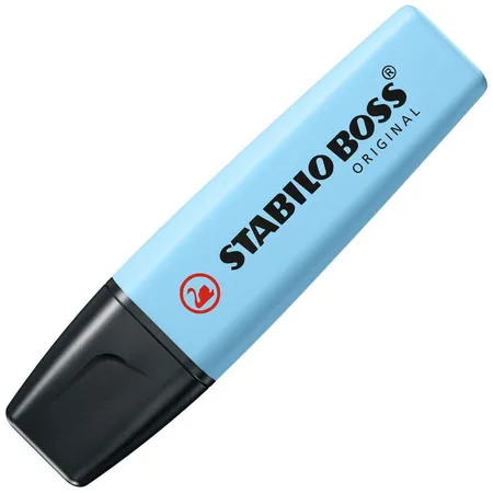 Textmarker - STABILO BOSS ORIGINAL Pastel- Einzelstift - himmlisches Blau