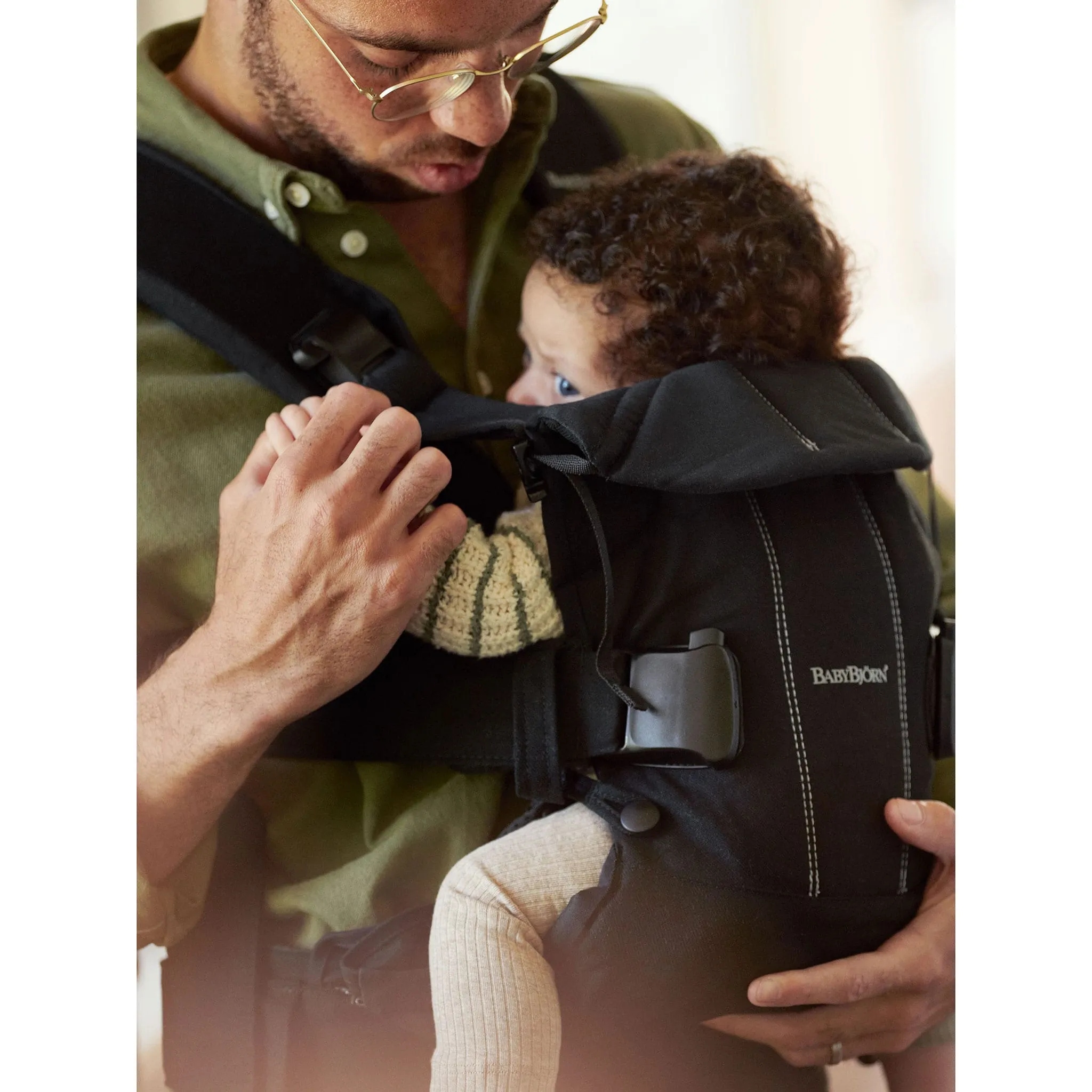 Babybjorn Porte-Bébé One Coton - Noir
