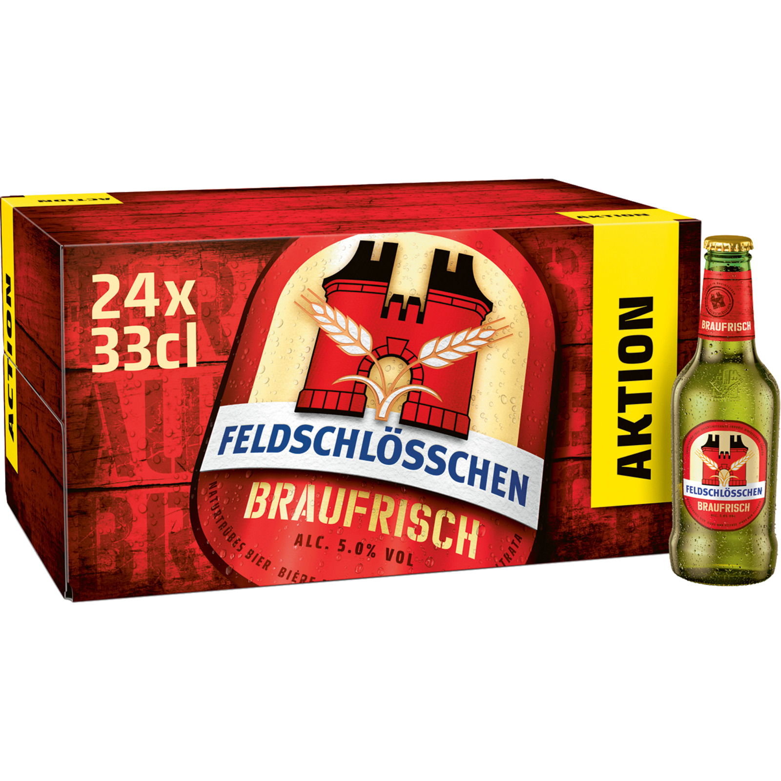 Feldschlösschen Braufrisch Bier 24 x 33 cl