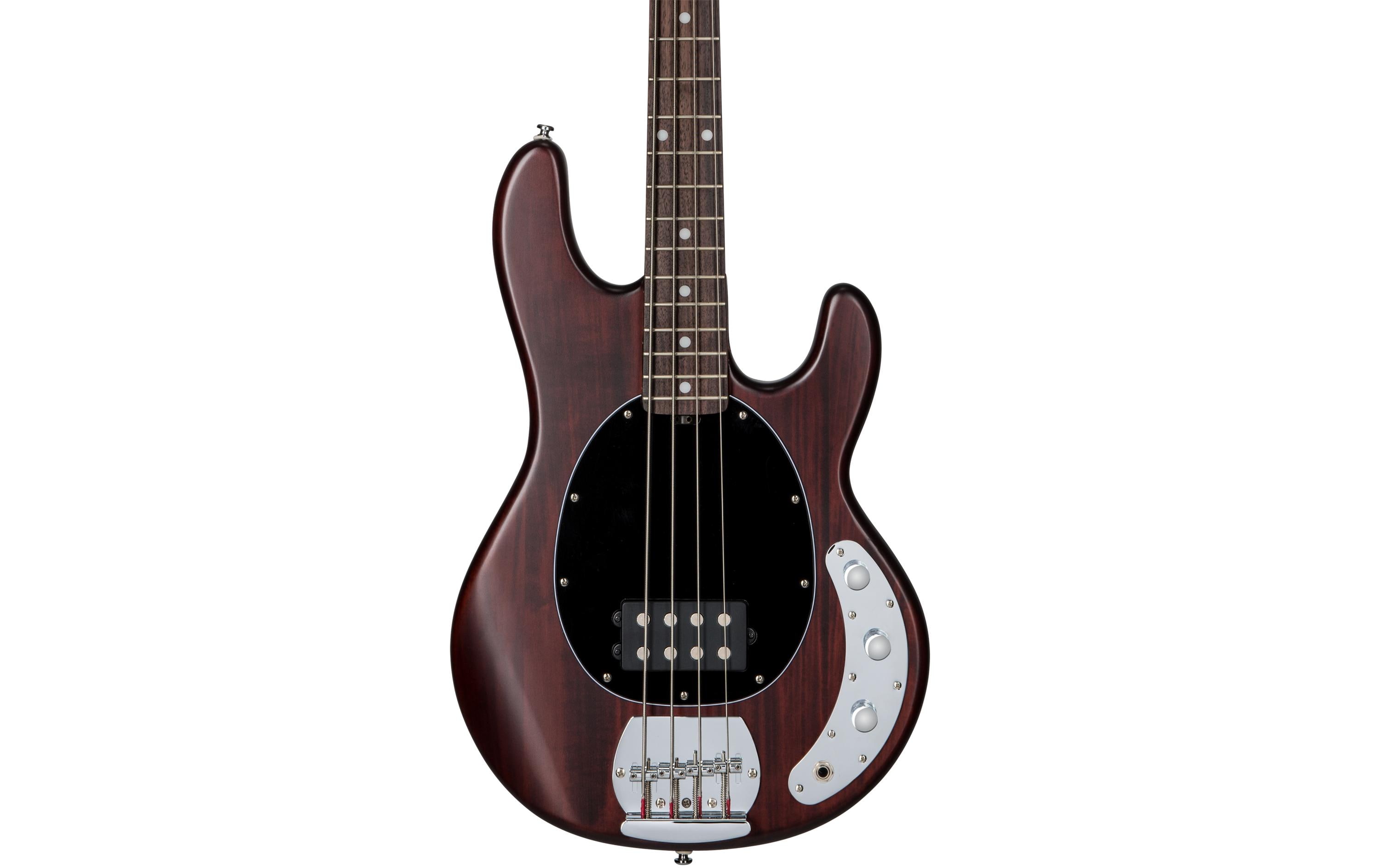 E-Bass StingRay Ray4 – Walnut Satin<br>4-seitiger Bass mit Aktivelektronik und einem Humbucker